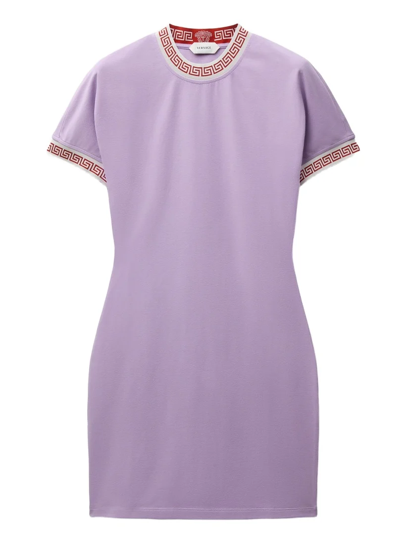 Jacquard Stretch Cotton-Jersey Mini Dress Jacquard Stretch Cotton-Jersey Mini Dress