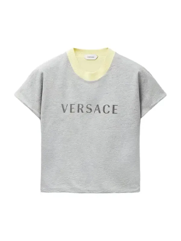 Versace Printed Stretch Cotton-Jersey T-Shirt