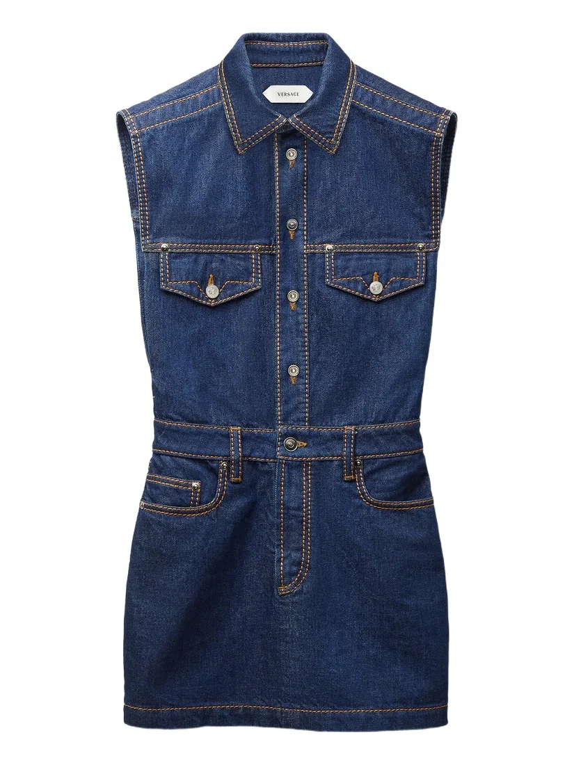 Versace Denim Mini Dress