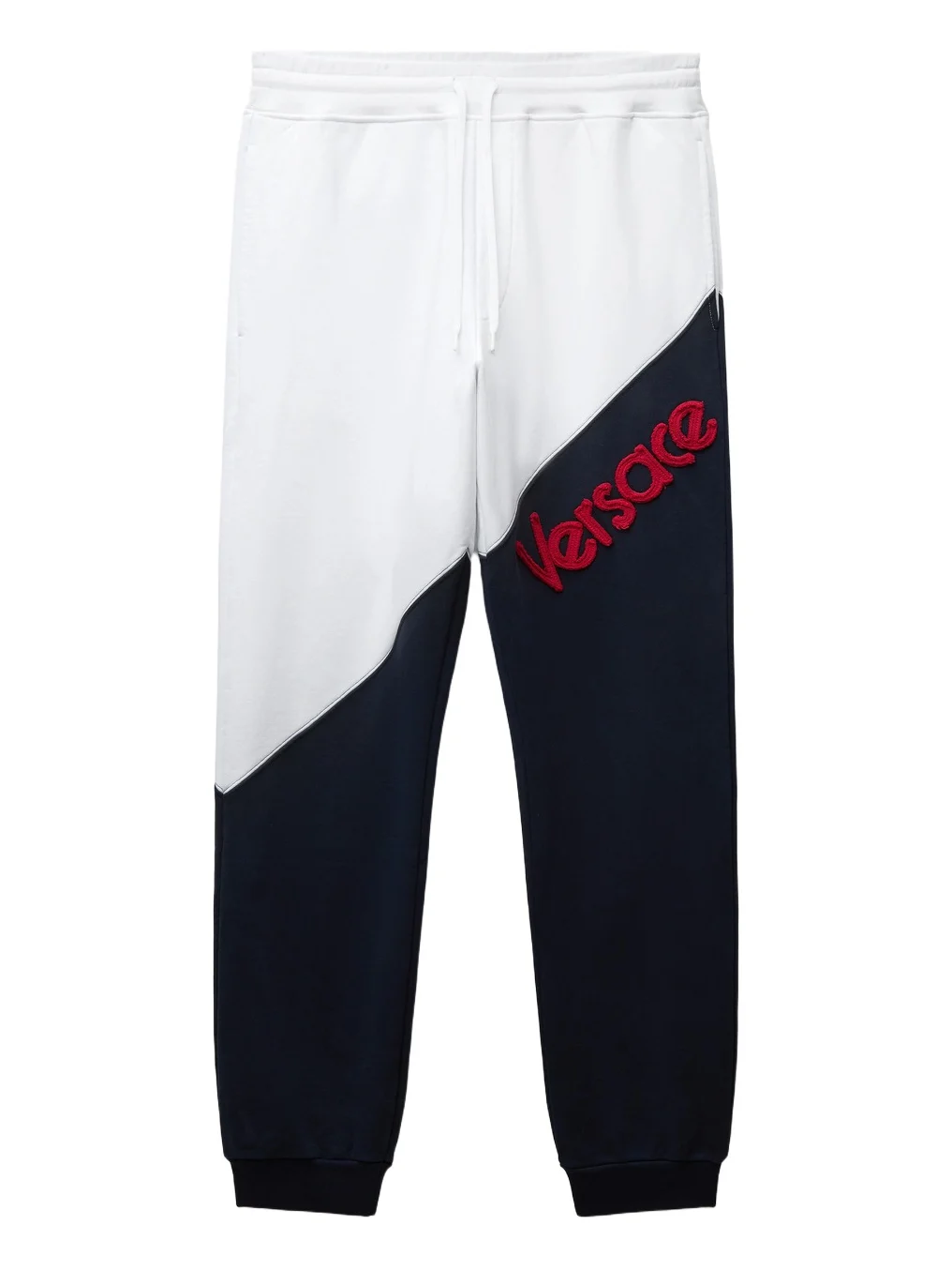 Versace Embroidered Cotton Sweatpants