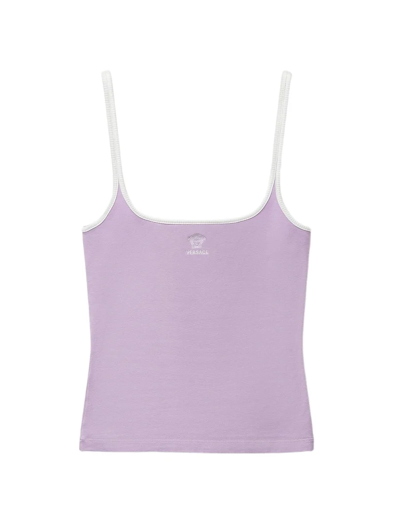 Embroidered-Logo Stretch Cotton-Jersey Tank Top Embroidered-Logo Stretch Cotton-Jersey Tank Top