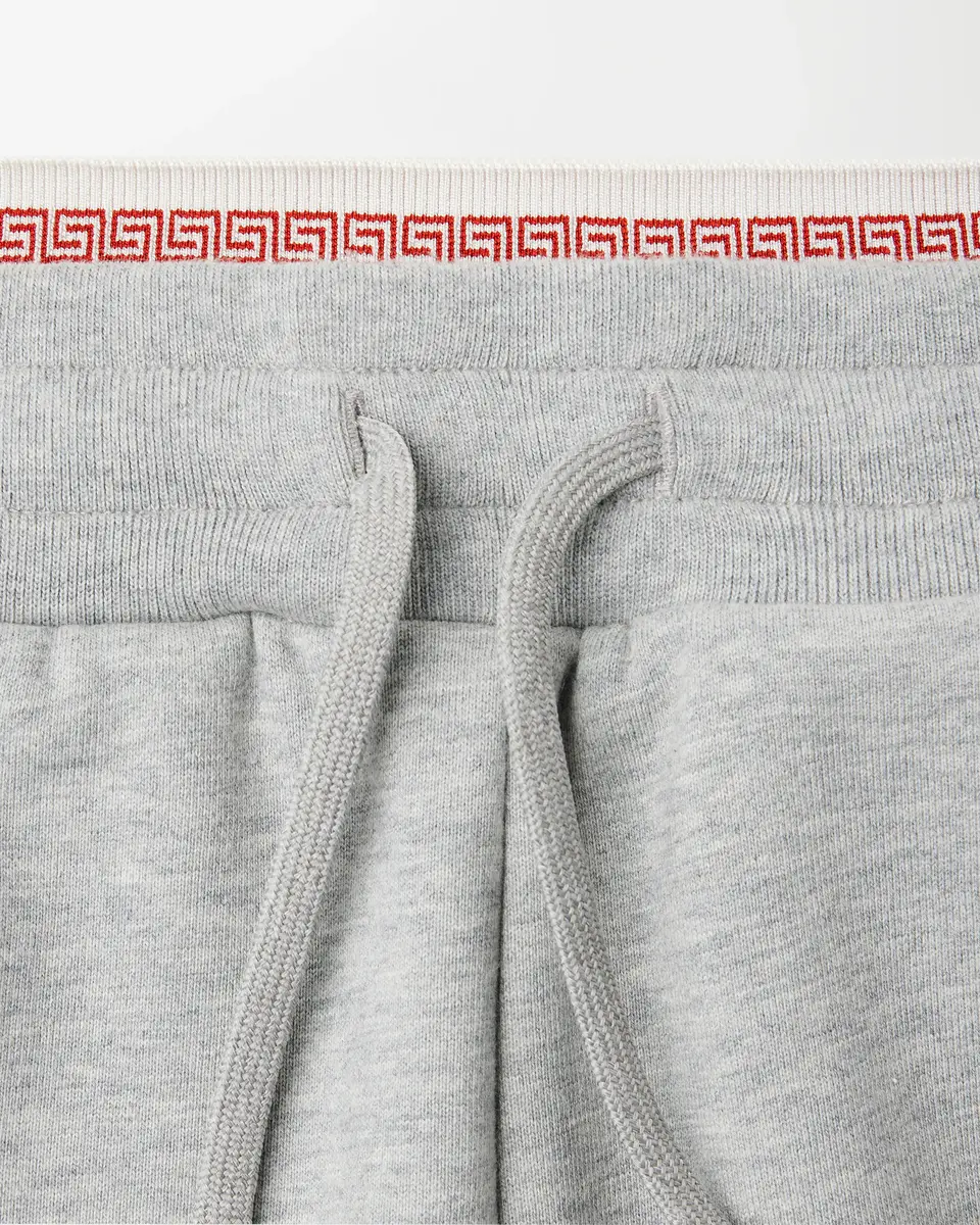 Versace Embroidered-Logo Cotton Sweatpants | Thumbnail 2 Versace Embroidered-Logo Cotton Sweatpants | Thumbnail 2