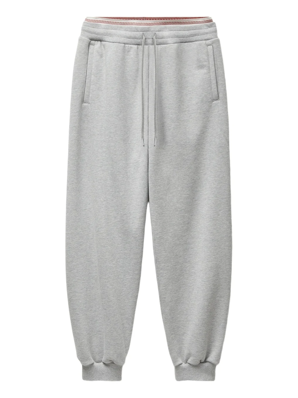 Versace Embroidered-Logo Cotton Sweatpants