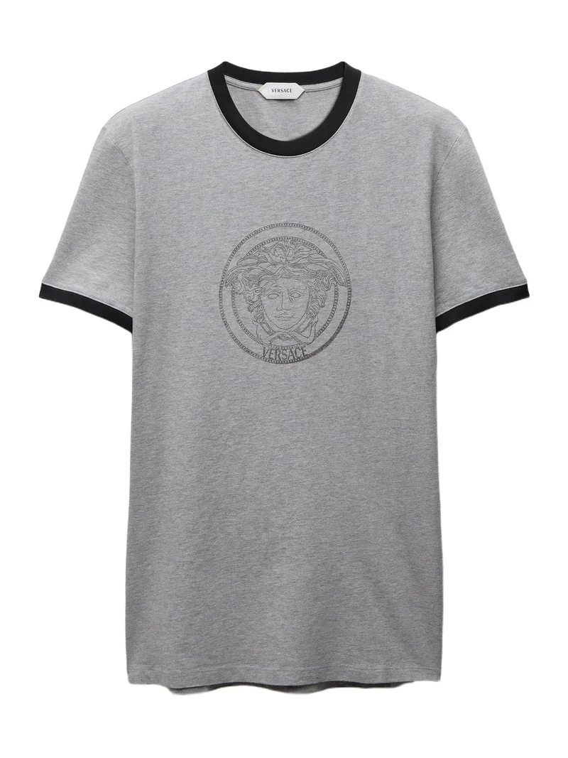 Versace Printed Cotton-Jersey Slim T-shirt