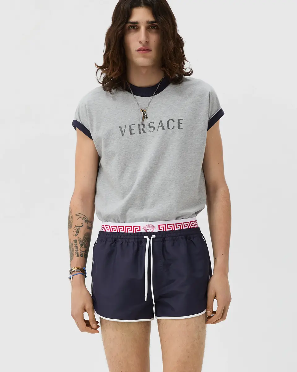 Versace Double-Waistband Swim Shorts | Thumbnail 2 Versace Double-Waistband Swim Shorts | Thumbnail 2
