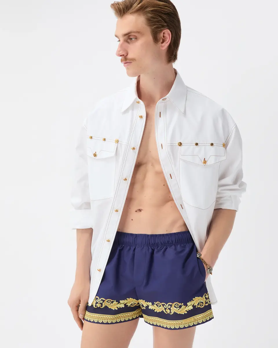 Versace Printed Swim Shorts | Thumbnail 2 Versace Printed Swim Shorts | Thumbnail 2