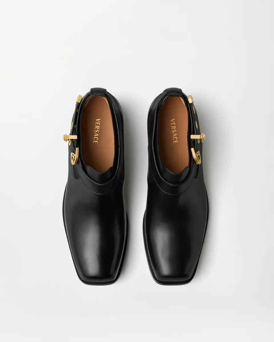 Versace Orlando Leather Chelsea Boots | Thumbnail 2 Versace Orlando Leather Chelsea Boots | Thumbnail 2