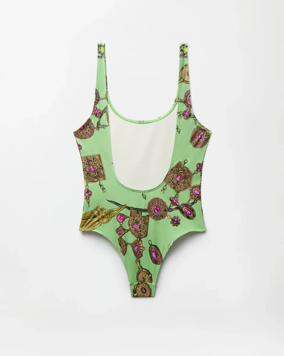 Versace Printed One-Piece Swimsuit | Thumbnail 2 Versace Printed One-Piece Swimsuit | Thumbnail 2