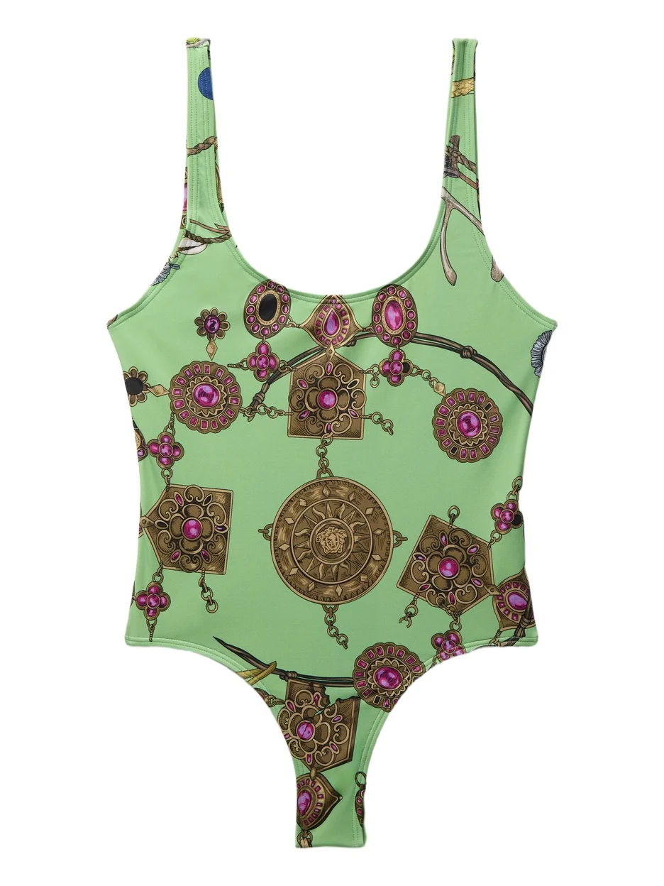 Versace Printed One-Piece Swimsuit