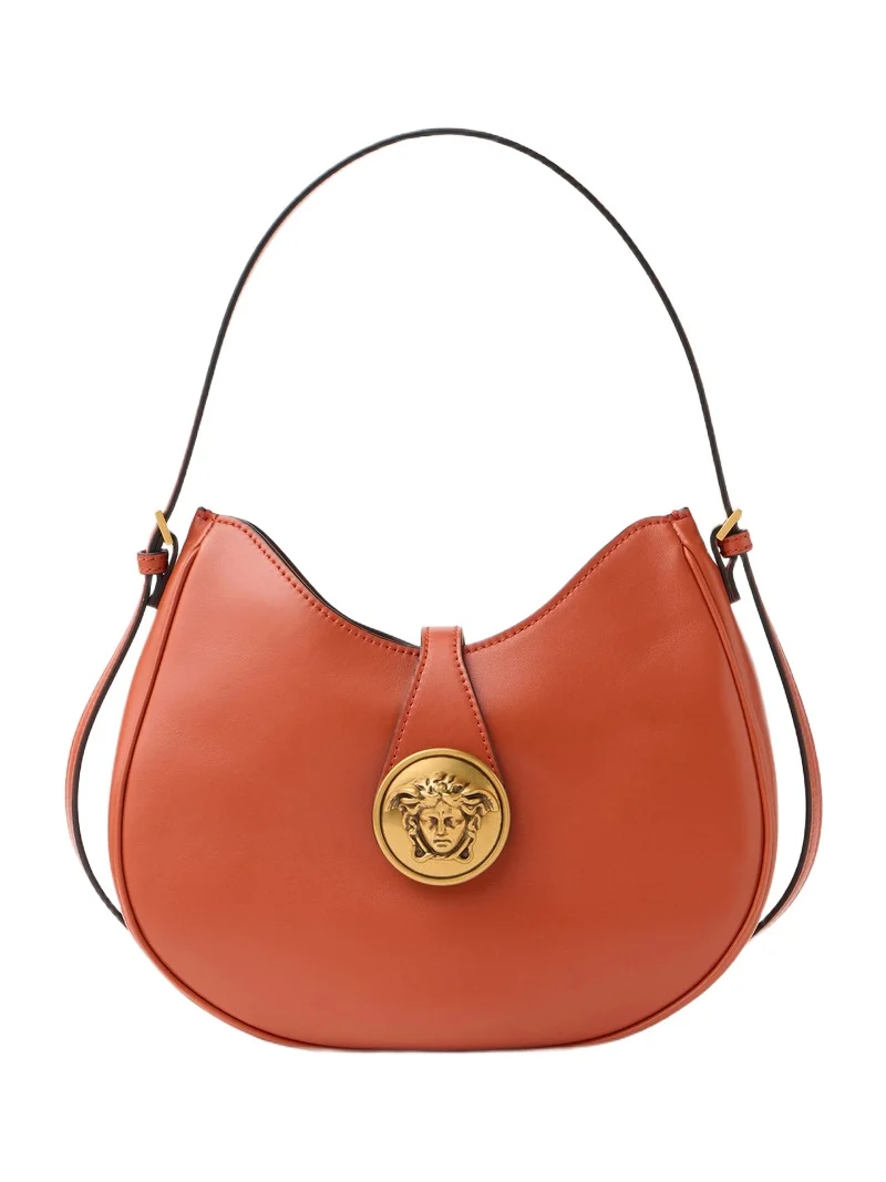 Versace Emblème Nappa Hobo Bag