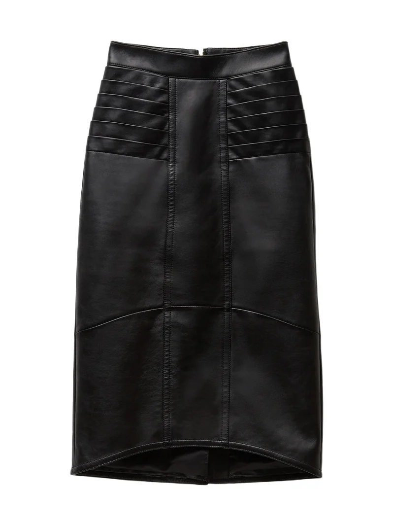 Versace Nappa Midi Skirt