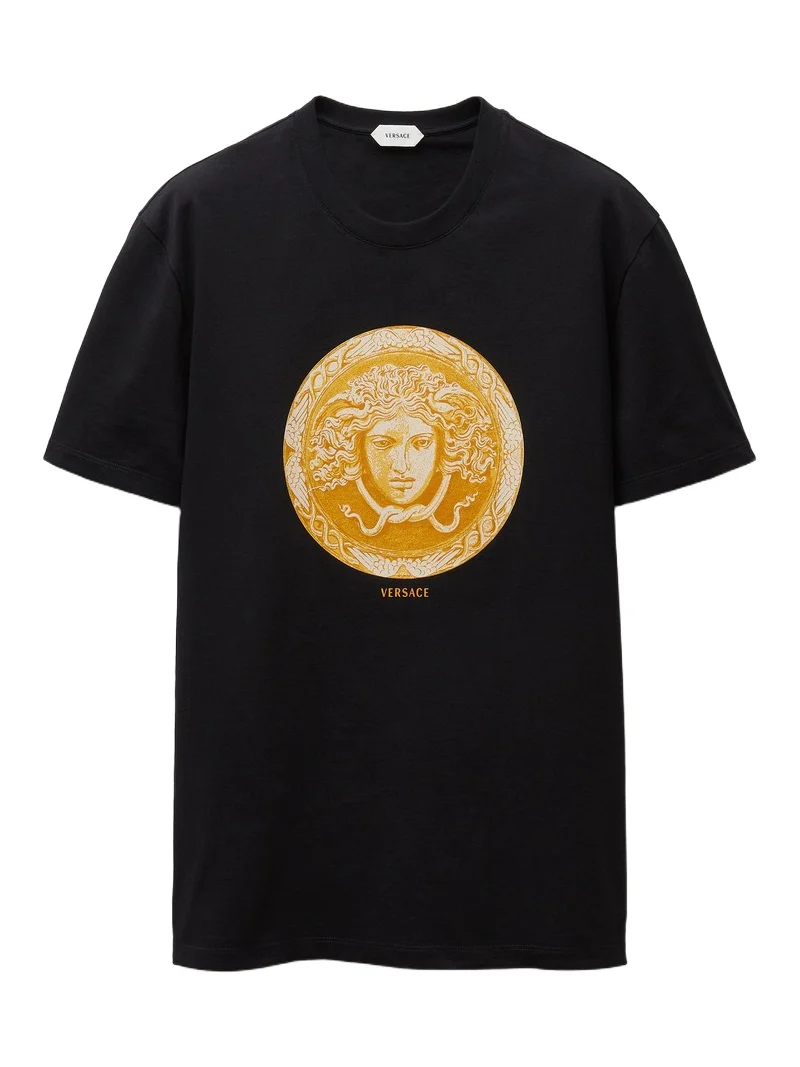 Versace Printed Cotton-Jersey Slim T-Shirt