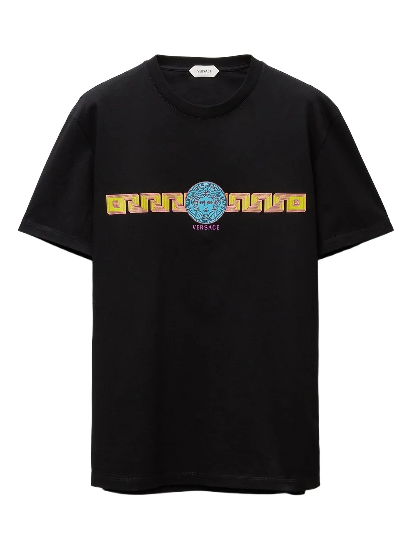 Versace Printed Cotton-Jersey Slim T-Shirt