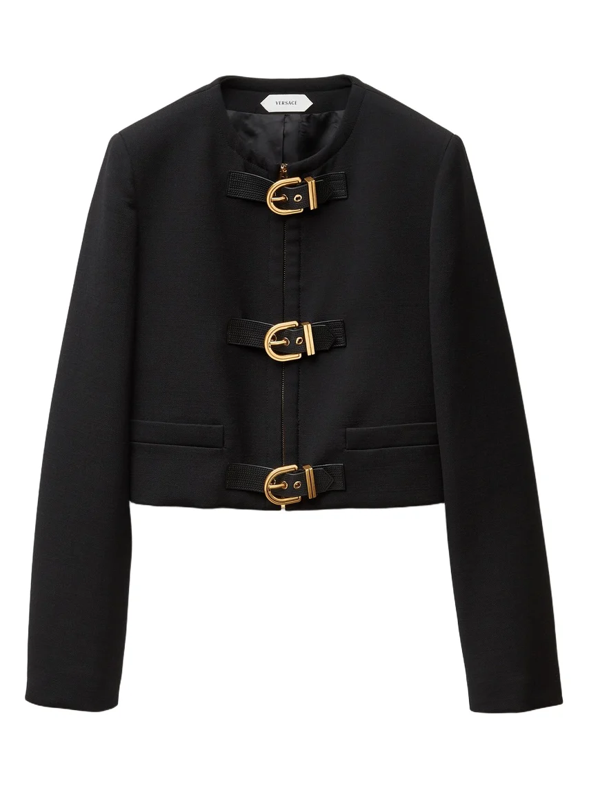 Natté Wool Crop Jacket Natté Wool Crop Jacket