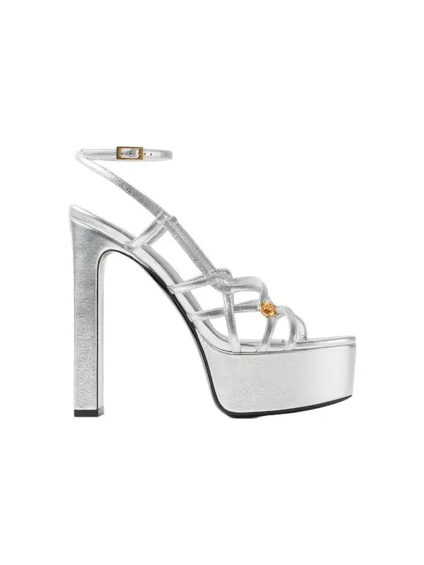 Valentina Metallic Platform Sandals 140 mm Valentina Metallic Platform Sandals 140 mm