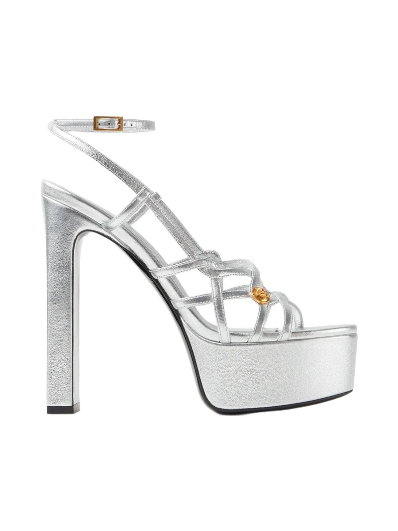 Valentina Metallic Platform Sandals 140 mm Valentina Metallic Platform Sandals 140 mm