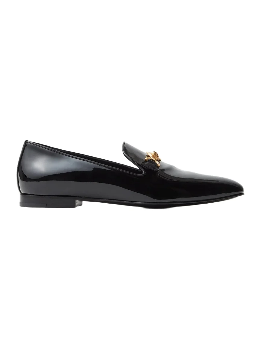 Versace Gala Patent Slippers