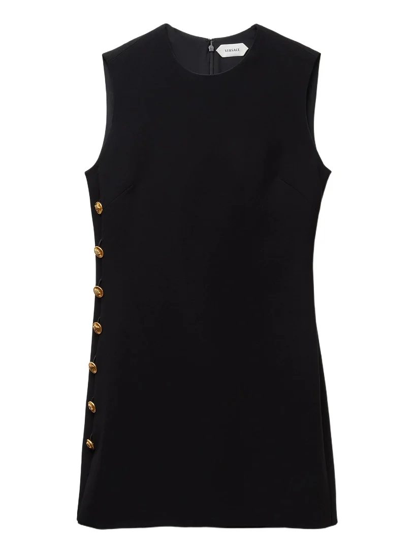 Versace Stretch Viscose Cady Mini Dress