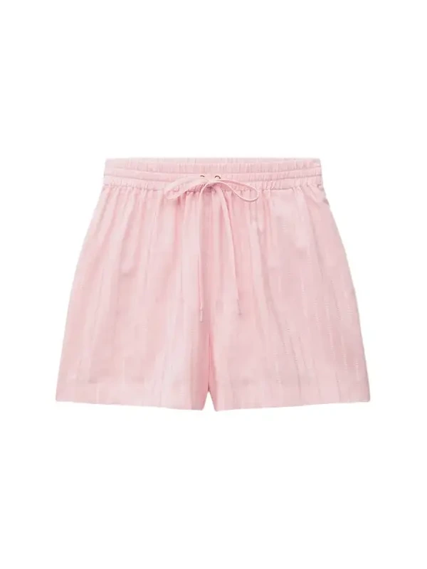 Versace Jacquard Cotton-Silk Shorts