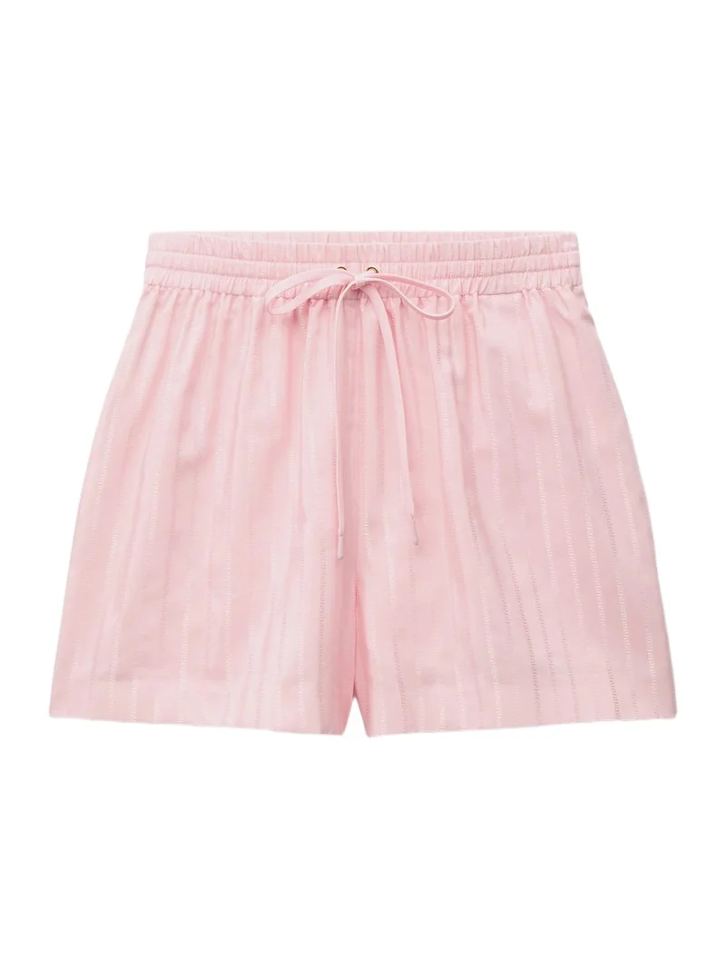 Jacquard Cotton-Silk Shorts Jacquard Cotton-Silk Shorts