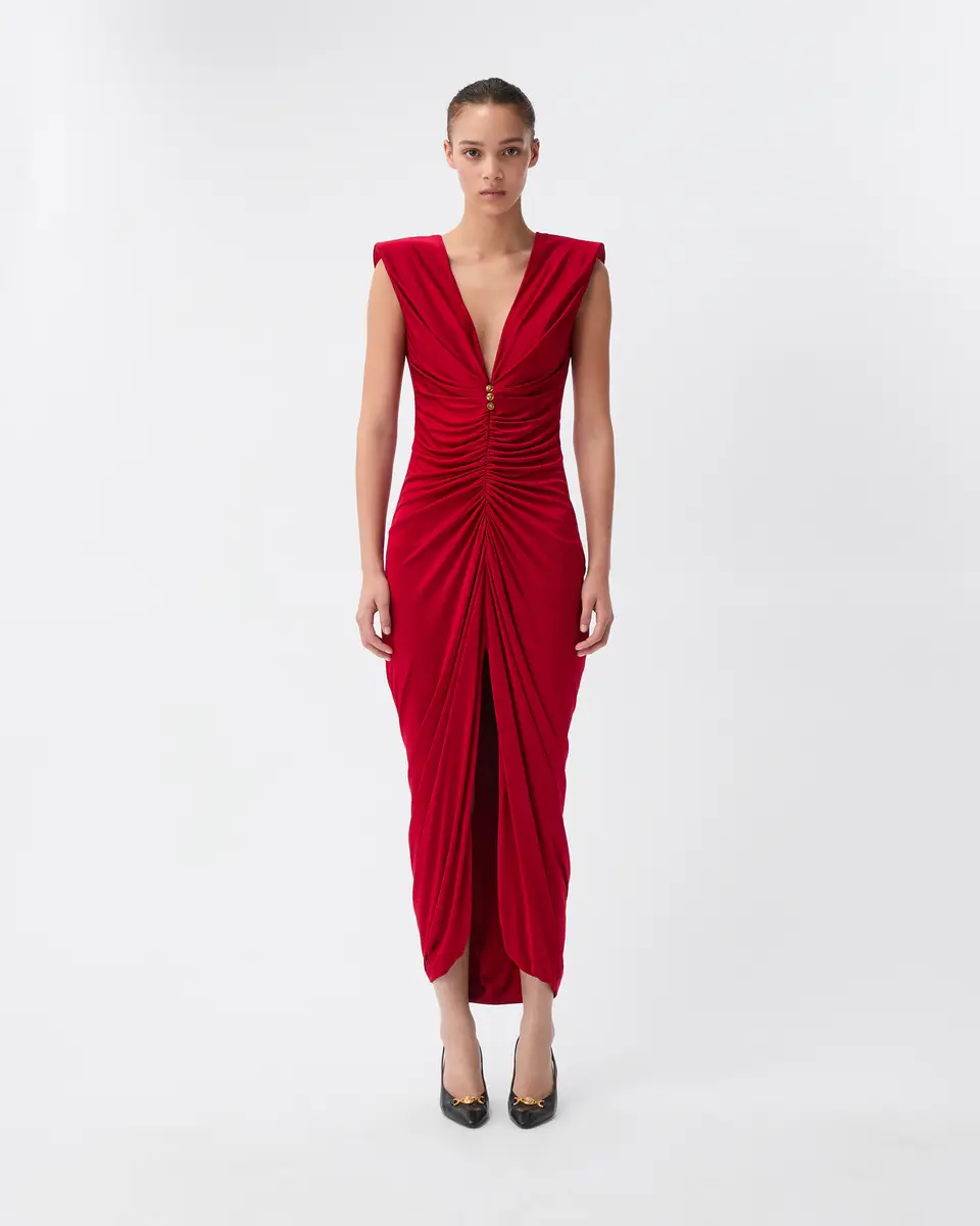 Versace Viscose-Jersey Gown | Thumbnail 2 Versace Viscose-Jersey Gown | Thumbnail 2