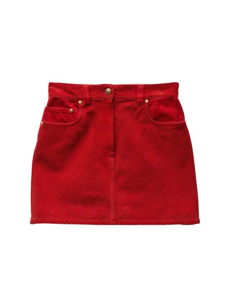 Corduroy Velvet Mini Skirt Corduroy Velvet Mini Skirt