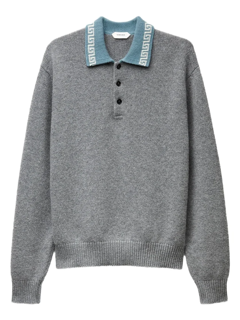 Versace Wool & Cashmere Knit Sweater | Thumbnail 1 Versace Wool & Cashmere Knit Sweater | Thumbnail 1