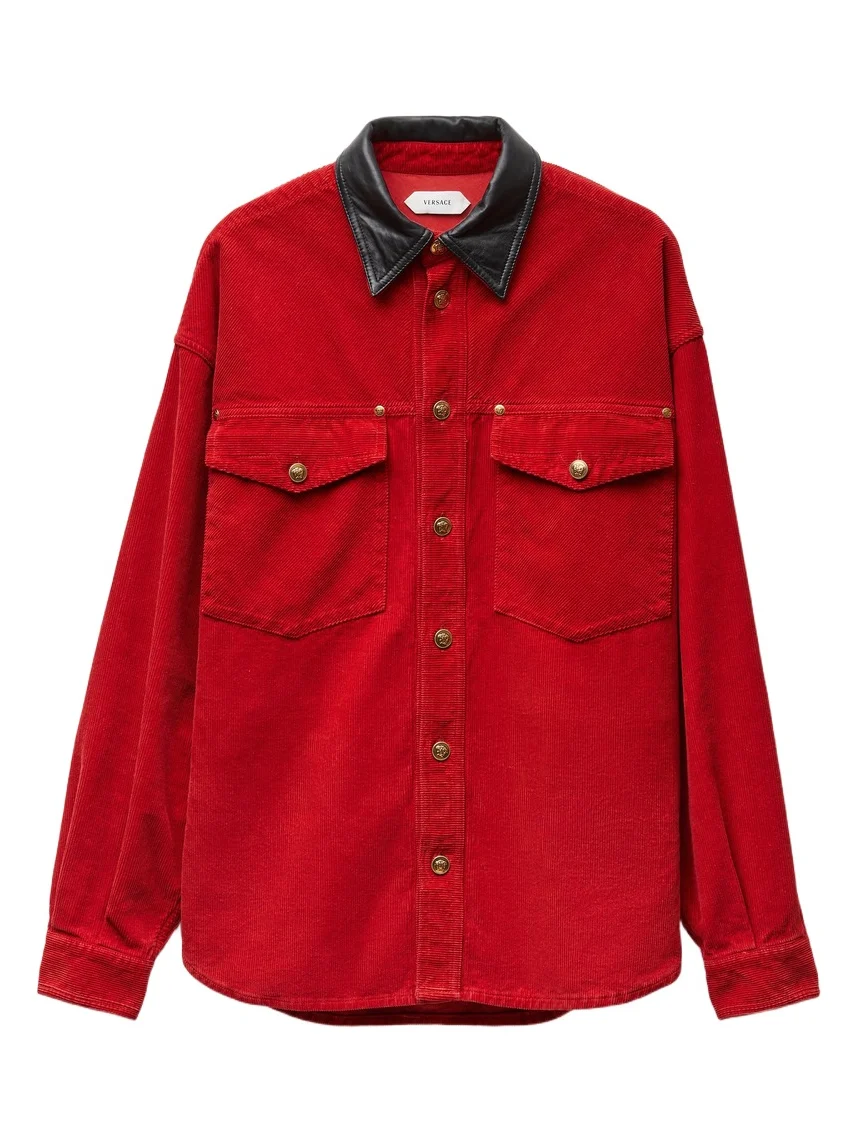 Versace Corduroy Velvet Blouson