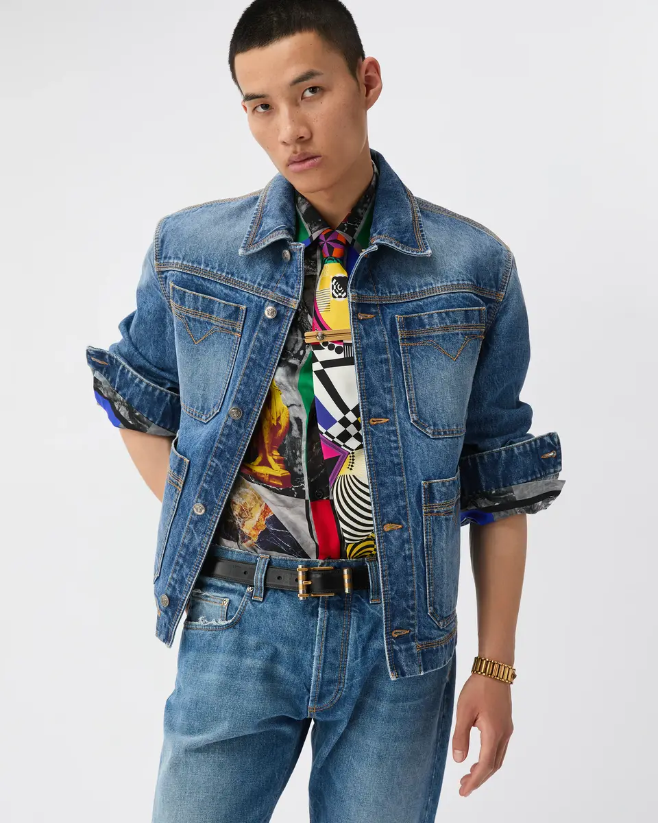 Versace Denim Blouson | Thumbnail 2
