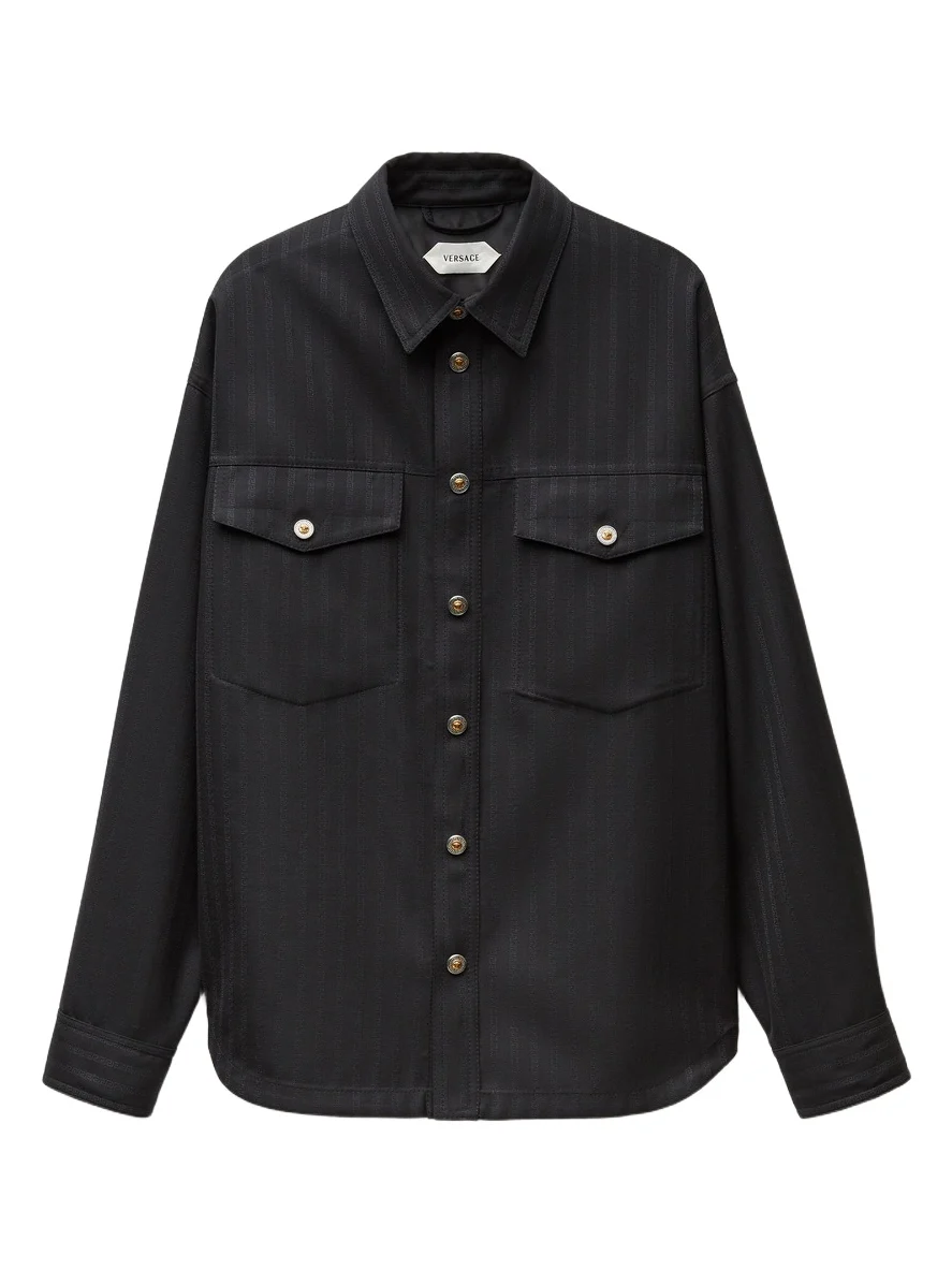 Versace Jacquard Wool Blouson