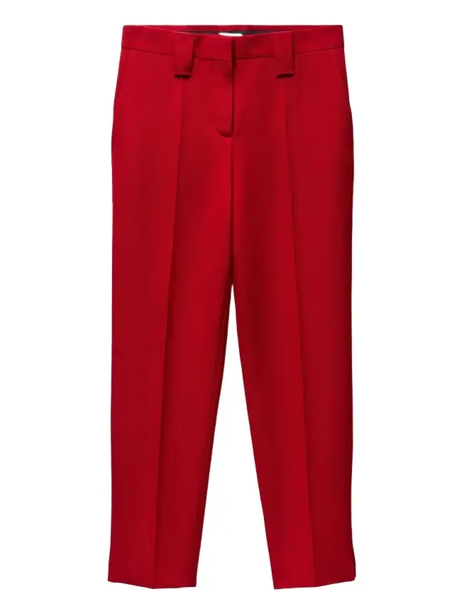 Versace Grain de Poudre Wool Pants