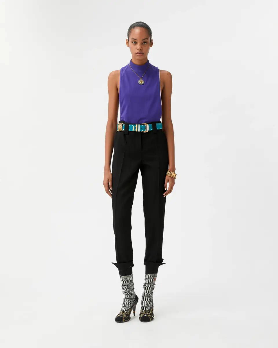 Versace Grain de Poudre Wool Pants | Thumbnail 2