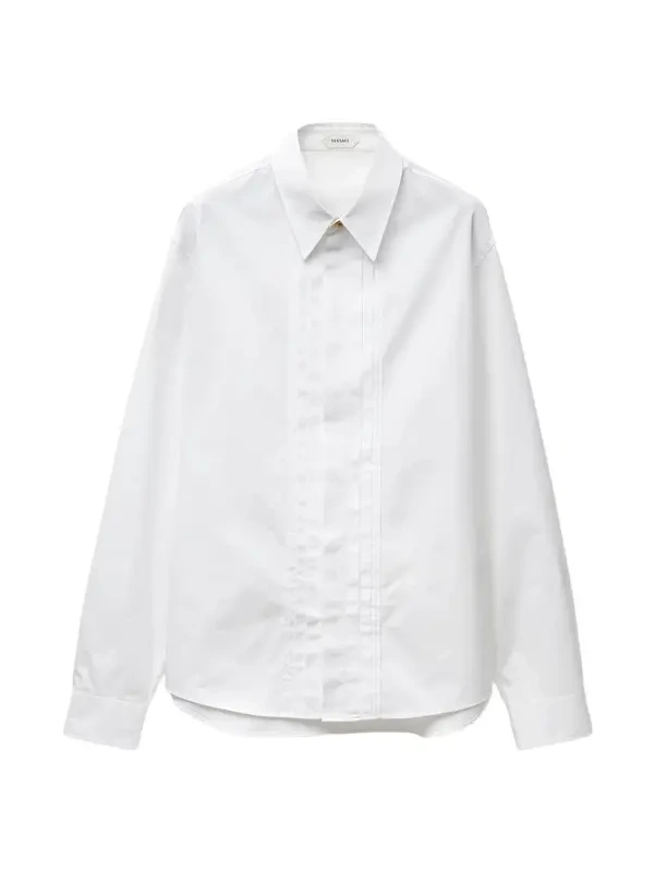 Cotton Poplin Slim Shirt