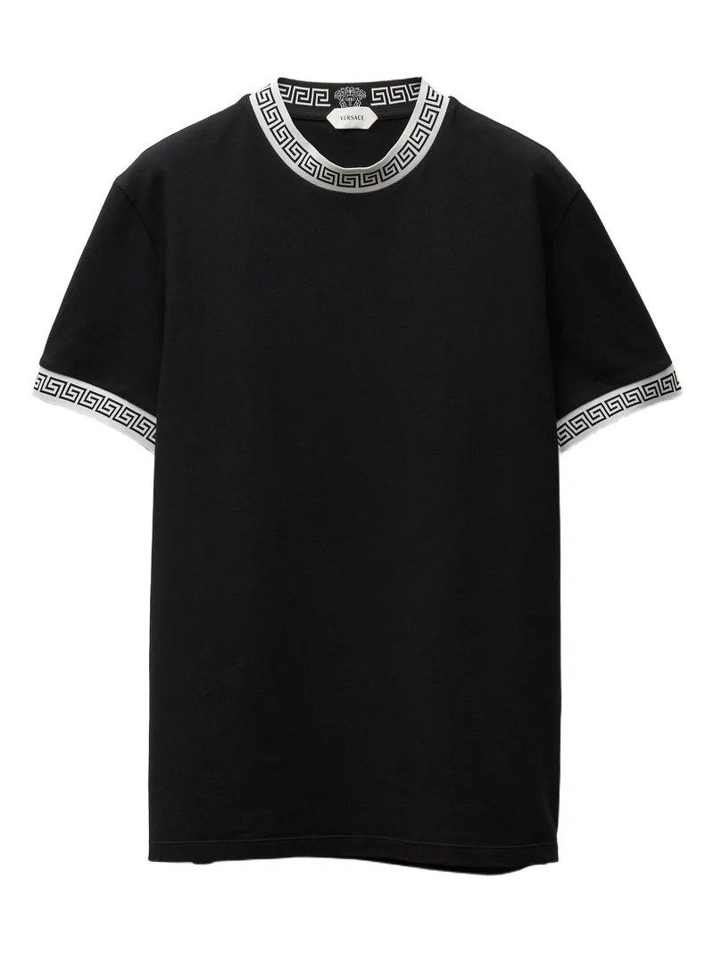 Versace Stretch Cotton-Jersey Slim T-Shirt