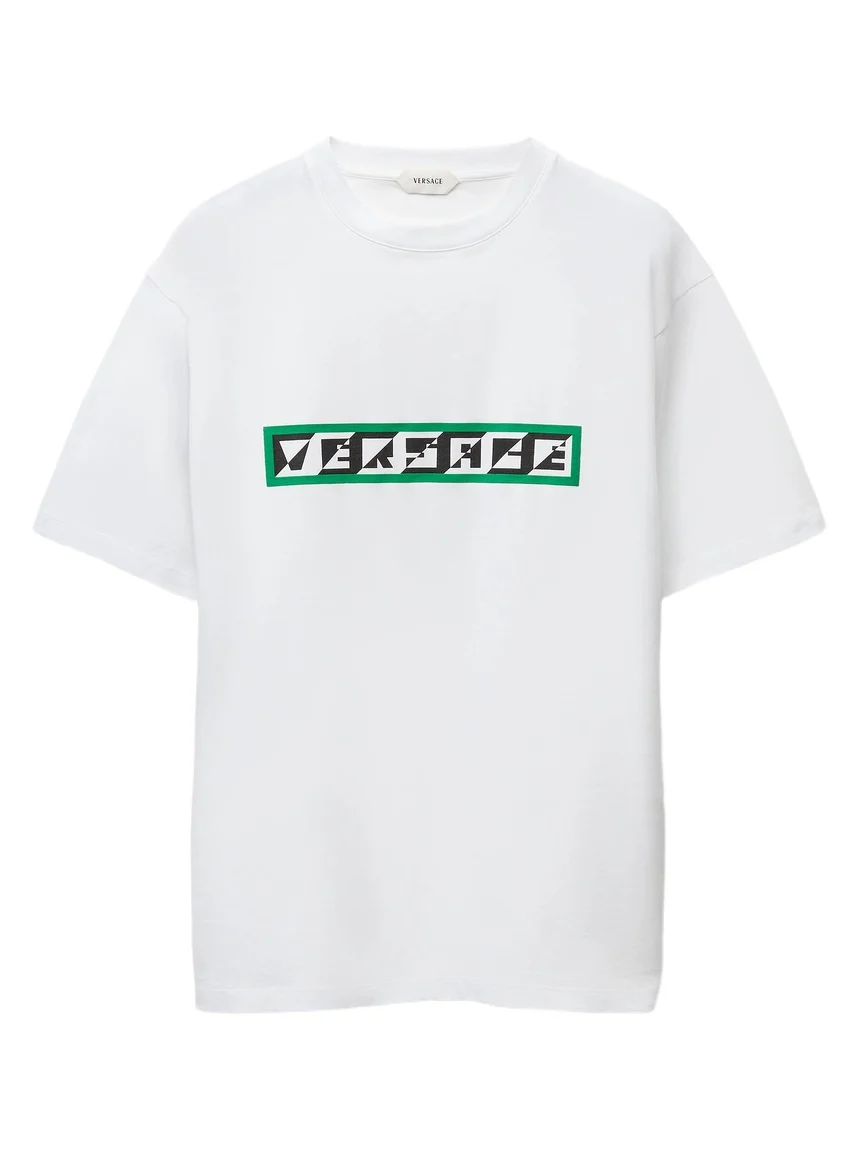 Printed Cotton-Jersey Regular T-Shirt
