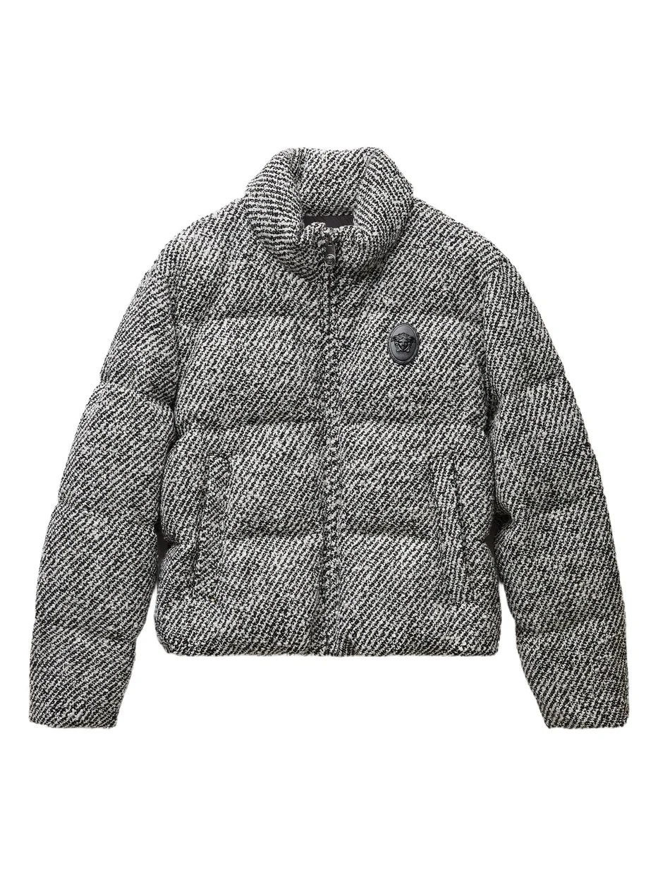 Wool Bouclé Padded Jacket