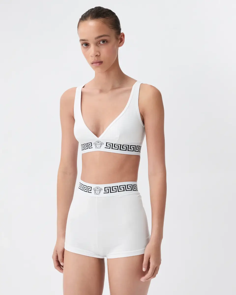 Versace Cotton-Jersey Bralette | Thumbnail 2
