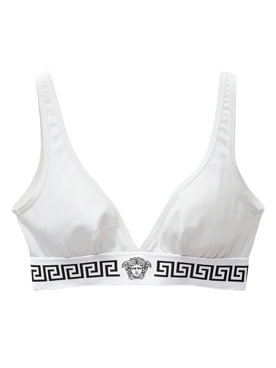 Versace Cotton-Jersey Bralette