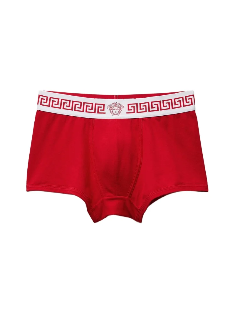 Versace Cotton-Jersey Trunks