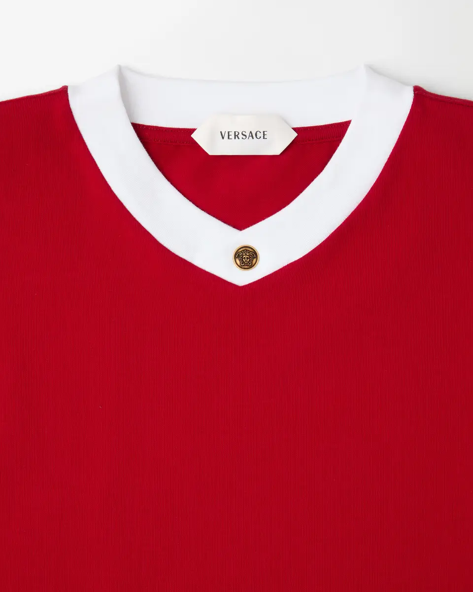 Versace Stretch Cotton-Jersey Slim T-Shirt | Thumbnail 2 Versace Stretch Cotton-Jersey Slim T-Shirt | Thumbnail 2
