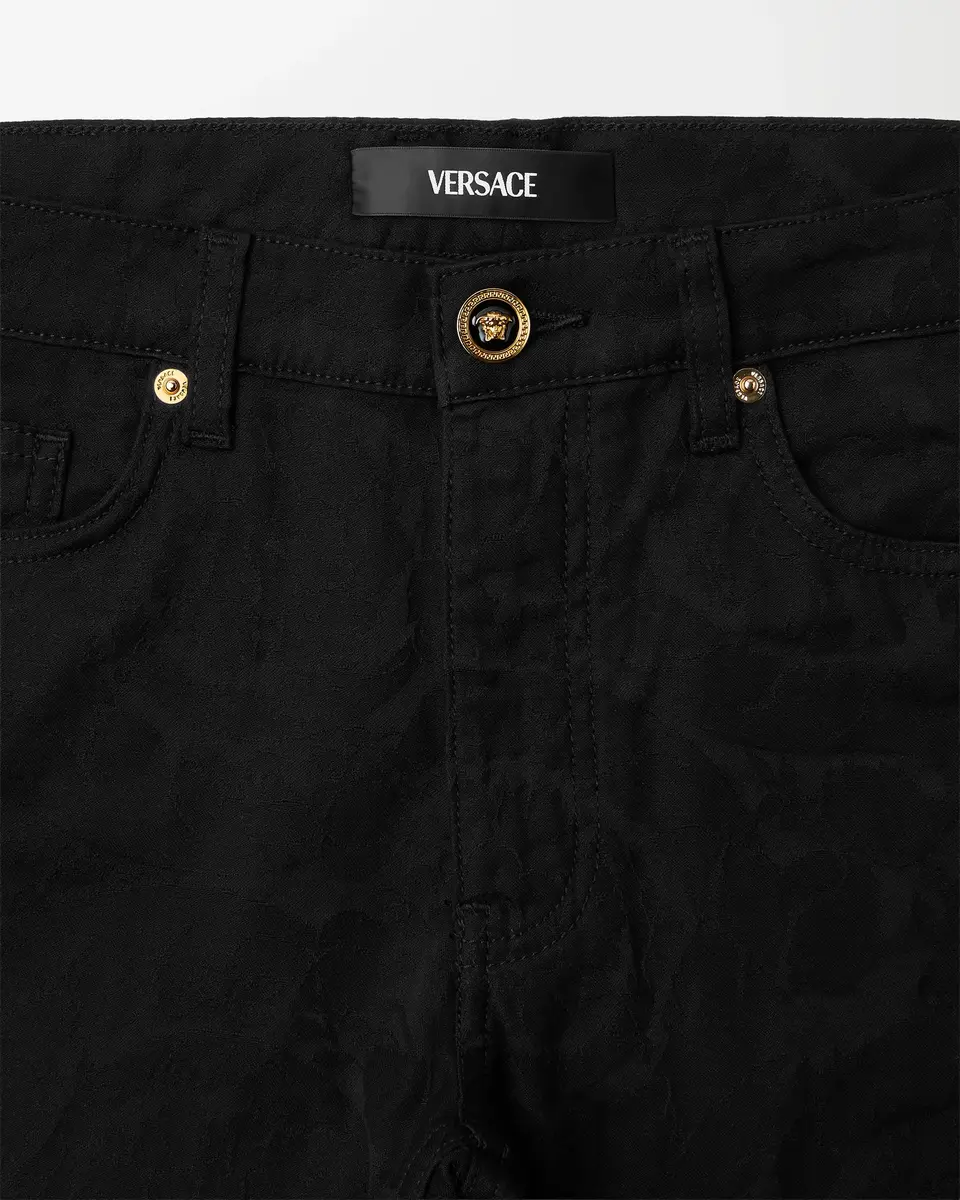 Versace Jacquard Slim Jeans | Thumbnail 2 Versace Jacquard Slim Jeans | Thumbnail 2