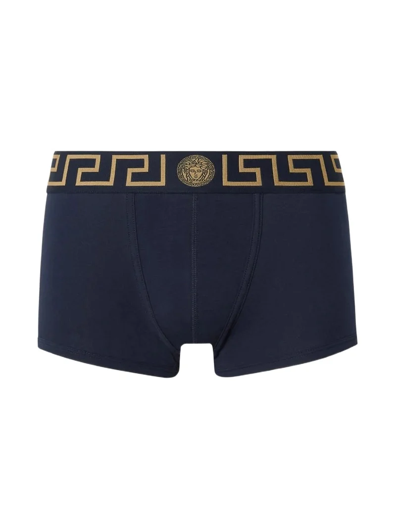 Versace Cotton-Jersey Trunks