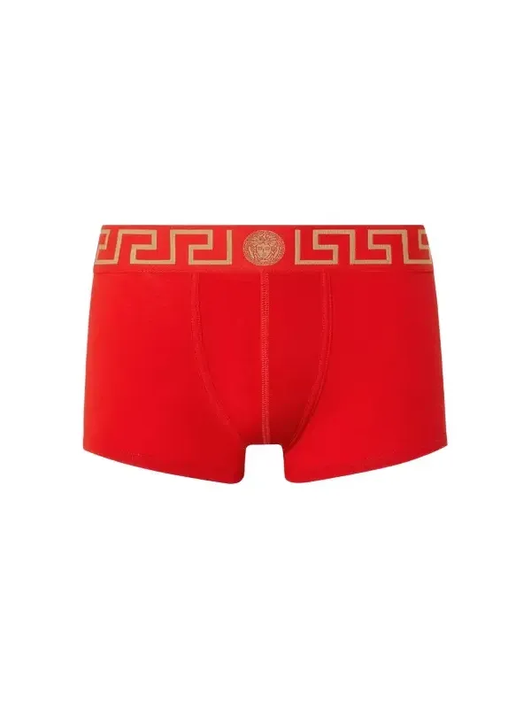 Versace Cotton-Jersey Trunks