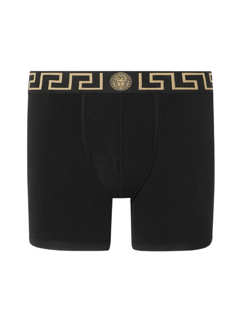 Versace Cotton-jersey Long Trunks