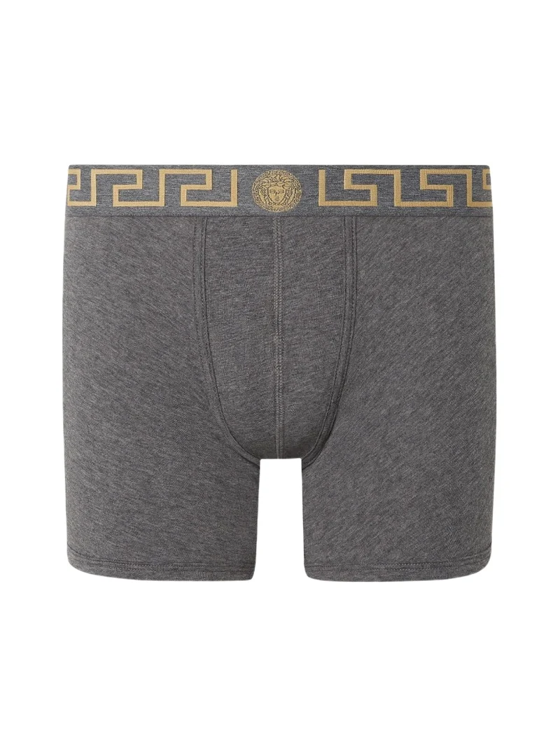 Versace Cotton-jersey Long Trunks
