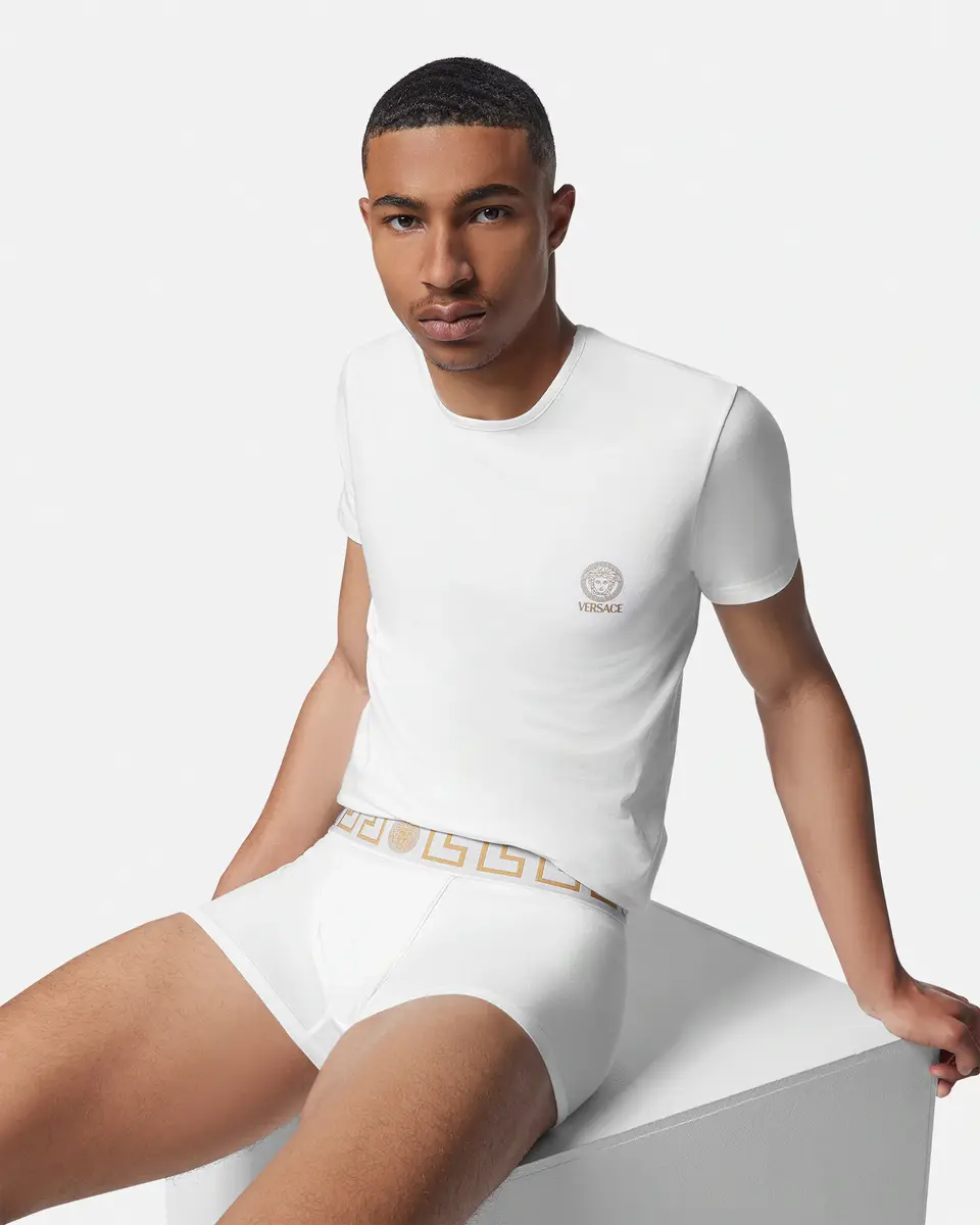 Versace Cotton-Jersey Trunks 2-Pack | Thumbnail 2