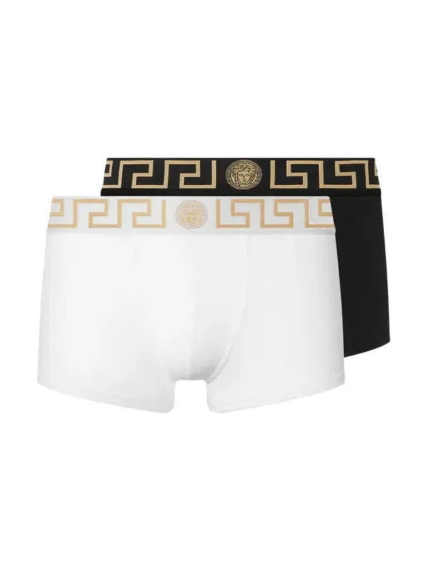 Versace Cotton-Jersey Trunks 2-Pack