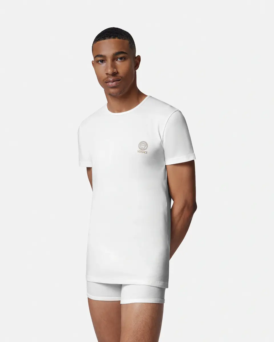 Versace Cotton-Jersey Undershirt 2-Pack | Thumbnail 2 Versace Cotton-Jersey Undershirt 2-Pack | Thumbnail 2