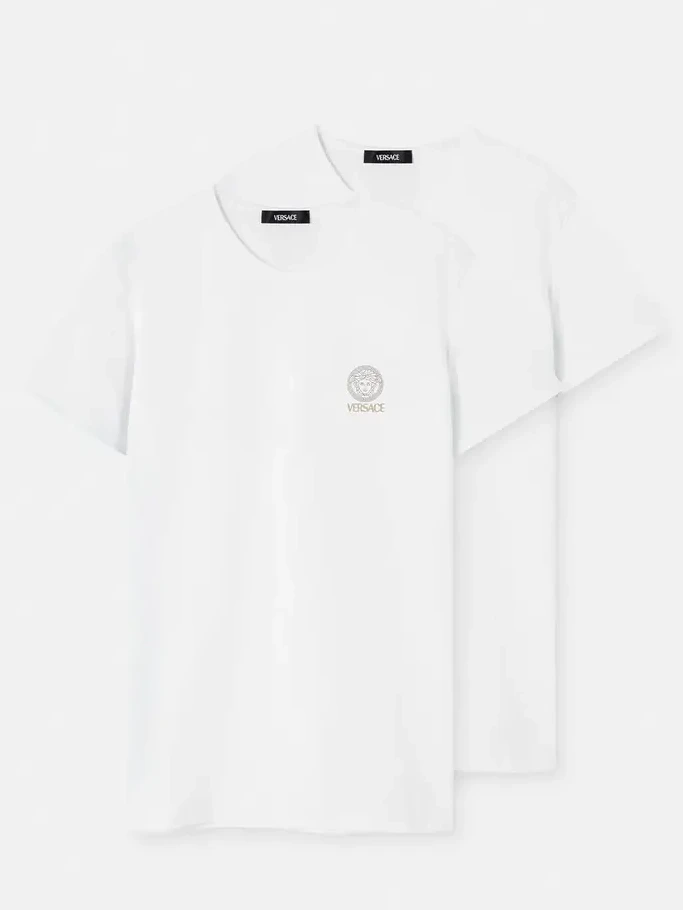 Versace Cotton-Jersey Undershirt 2-Pack