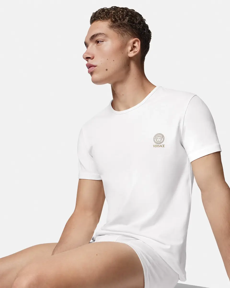 Versace Cotton-Jersey Undershirt 2-Pack | Thumbnail 2